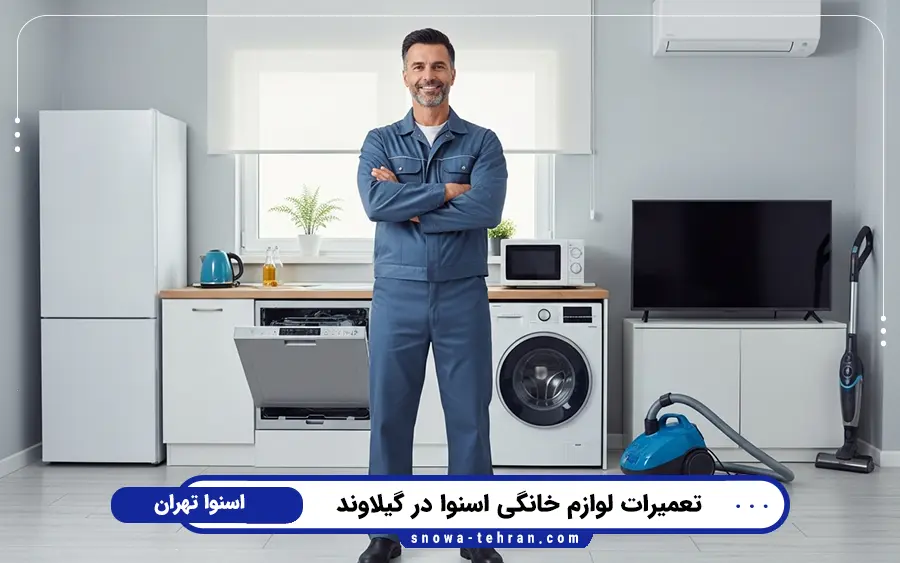 نمایندگی تعمیرات لوازم خانگی اسنوا در گیلاوند